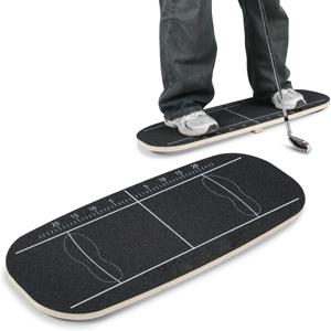 골프 밸런스 보드 스윙 트레이닝 도구 중력 전환 골프 스윙 플레이트 트레이닝 장비 무게 이동 일관성 향상