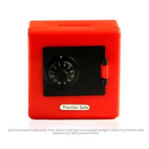 비밀번호가 있는 해외 무역 미니 저금통, 플라스틱 금고, 알리익스프레스 및 아마존 해외 직구 전용, 소형 장난감