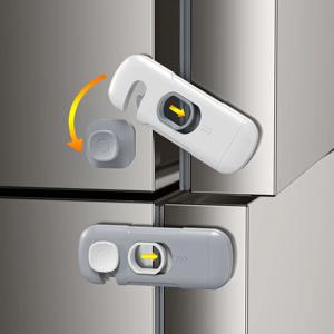 1/2/3/5pcs 보안 보호 어린이 안전 캐비닛 잠금 장치 아기 손끼임 방지 플라스틱 서랍 도어 잠금 장치 다기능