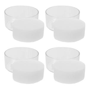 4Pcs 손가락 보습제 스폰지 컵 라운드 현금 계산 도구 돈 서류 문서 처리 사무용품 용품