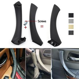 자동차 승객 왼쪽 오른쪽 내부 도어 당김 핸들 (BMW 3 시리즈 E90 E91 E92 316i 318i 320i 325i 328i 용 커버 트림 포함)