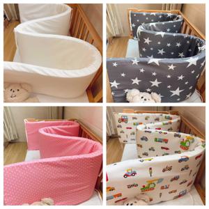 아기용 사계절 침대 가드레일 1개, 어린이 낙상 방지용 순면 침대 가드레일, 신생아 침대 가드레일, 일체형 침대 가드레일