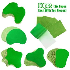 목, 어깨, 등, 손목, 무릎 및 복부용 열 패치 6종 60개 - 가정, 사무실, 스포츠, 여행