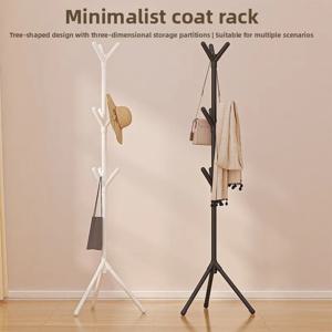 베스트셀러 3단 코트랙, 모던 행거, 스탠드형 심플 코트랙, 옷 보관 및 정리 스탠드