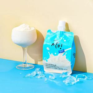 짜먹는 설빙 연유맛 120ml x 9개입 샤베트 아이스크림