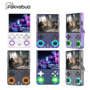 R36 울트라 콘솔 휴대용 레트로 게임 4'' IPS 스크린 핸드헬드 게임 플레이어 에뮬레이터 포켓 비디오 플레이어 64G/128G 20000+ 게임