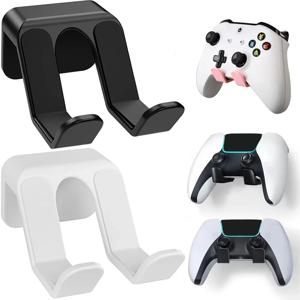 PS5 PS4 스위치 프로 엑스박스 원 게임 컨트롤러용 스탠드 홀더 1개, 벽걸이형 게임패드 헤드폰 헤드셋 거치대