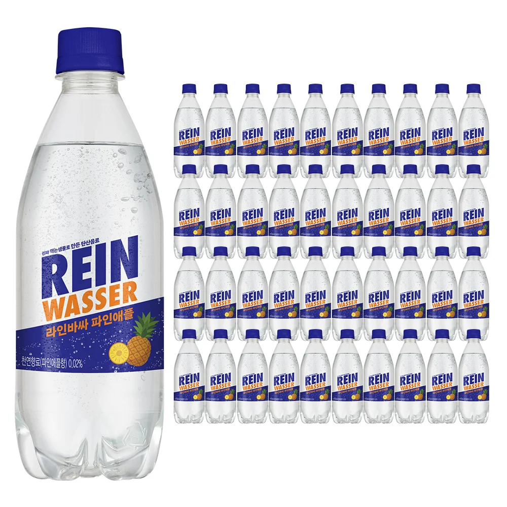 라인바싸 파인애플 탄산수 500ml 40개