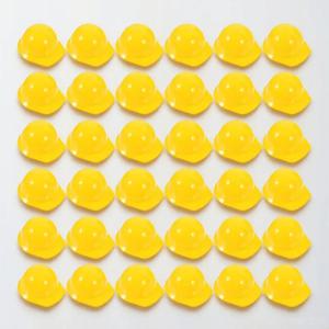 40개 미니어처 건설용 모자 작은 안전모 애완동물 성능 향상용 다목적 휴일 장식용