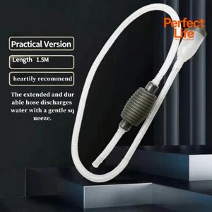 1.5m 수족관 수동 물 교환기 어항 에어 펌프 청소 도구 휴대용 수족관 청소기 진공 사이펀 펌프