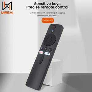 샤오미 미 박스 S 미 TV 스틱 4K 스마트 TV 4X 안드로이드용 MRSVI XMRM-006 블루투스 음성 리모컨 (구글 어시스턴트 지원)