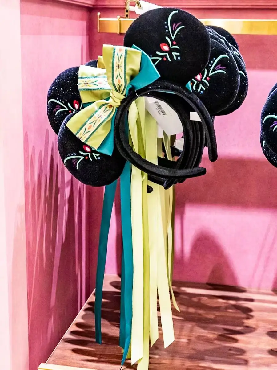 2025 디즈니 미키 마우스 머리띠 디즈니 랜드 새로운 속도 실버 Nimbus PU 가죽 모자를 쓰고 있죠 어린이 소녀 장난감 장식