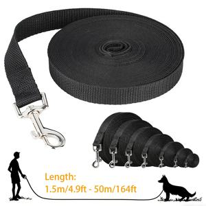 긴 애완동물 리드줄, 강력한 나일론 소재, 소형견 대형견, 고양이 야외 훈련용, 강아지 리드줄, 독일 셰퍼드용