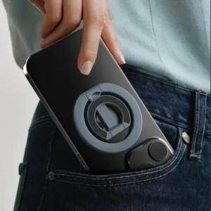 양면 휴대폰 거치대 마그네틱 핑거링 홀더 접이식 데스크탑 스탠드 (맥세이프 아이폰 16/15/14/13/12 Pro Max 호환)