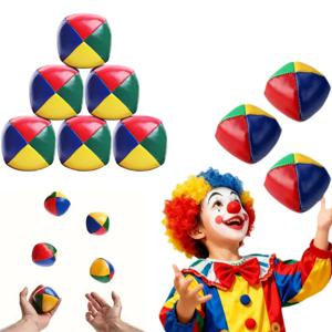 PVCjuggling 공 야외 샌드백 멀티 컬러 초보자 1/3/6/12 샌드백 원형 학습 장난감 부드러운 내구성 서커스 어린이 성인