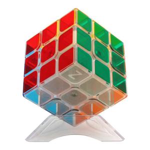 투명 큐브 3x3x3 빠르고 부드러운 회전 교육용 두뇌 자극 장난감 어린이용 남아 여아 큐브 마법 큐브