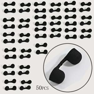 50개 코 보호 폼 필터 - 일회용 먼지, 꽃가루, 연기 및 건설 현장 보호 - 남성 및 여성 비강 플러그