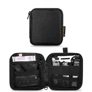 미니 EDC 멀티툴 포켓 오거나이저 파우치 - 소형 일상 휴대용 파우치 기어 도구 돈 카드 현금 동전 카드용