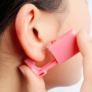 1-4Pcs 일회용 안전 무통 귀 피어싱 도구, 건강한 멸균 펑크 키트 귀걸이 스터드 코 링 피어싱 건 세트