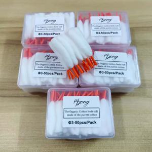 원래 홍콩 500pcs 250/100/50pcs 길이 65mm 머리 3mm 면 도매 VS MUJI