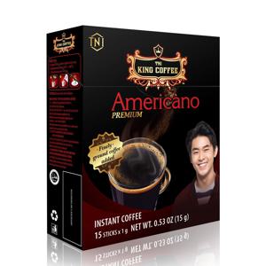 [공식수입인증정품] TNI 킹커피 아메리카노 커피 15입, 1g, 15개