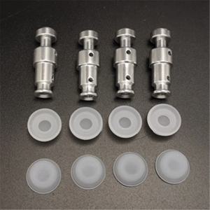 SLQZT 전기 압력 밥솥 플로트 밸브 DUO60 실버 이중 구멍 알루미늄 3.2X0.9X0.8 체크 밸브 4 플로트 8 소형 캡