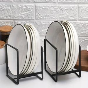 스테인레스 스틸 주방 캐비닛 및 수납 선반 수직 조리기구 홀더 접시 그릇 컵 정리대