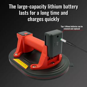 대형 유리 화강암 타일의 금속을 강화합니다. 250KG 전기 진공 흡입 컵 엘리베이터 배터리, 1급 분리형 배터리