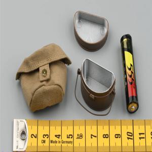 DID B11013 1/6 스케일 군인 도시락 상자 및 가방 모델 12''WWI 영국 보병용