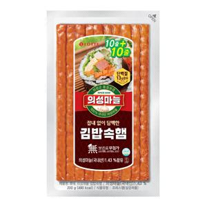 롯데푸드 의성마늘 김밥속햄 200g