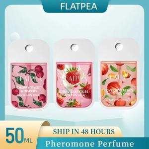 50ML 체리 딸기 복숭아 과일 향 포켓 향수 휴대용 여성용 스프레이 매력적인 여성용 지속적인 향기 데이트 오 드 퍼퓸