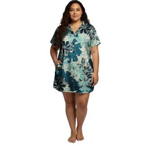 가족 모임 캐주얼 편안한 맞춤 패턴 블랙 여성 드레스 사모아 섬 의류 미드 셔츠 플러스 사이즈 드레스 푸아 케니케니