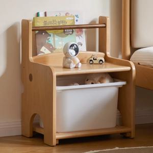 HHHHSolid 원목 침대 옆 캐비닛 침실 침대 옆 수납장 비치나무