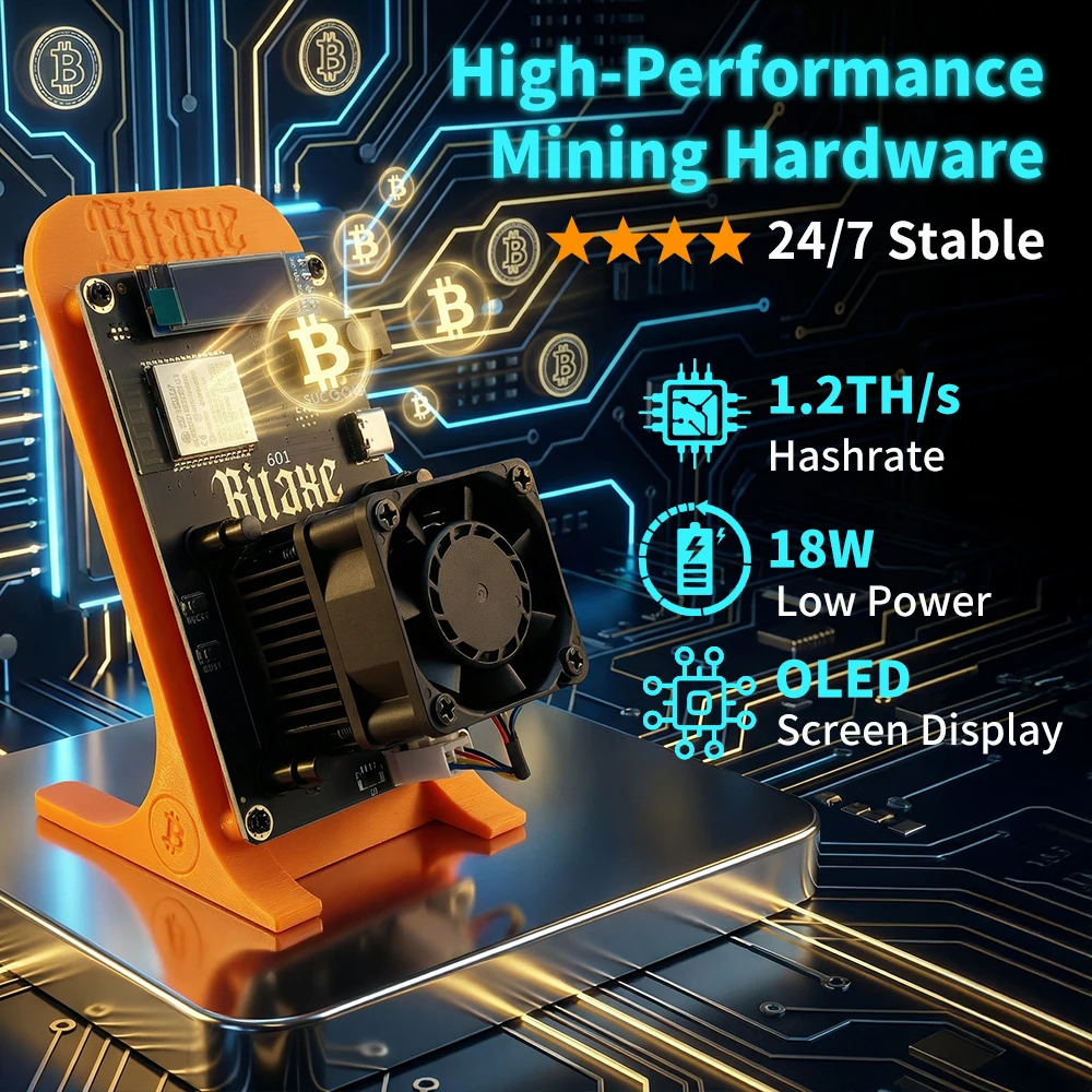 STARMINER Smart New 2026 최신 Bitaxe Gamma 601 솔로 마이너 1.2Th/s 18-25W BM1370 Asic 칩 강력한 오픈 소스 비트코인 ​​마이너