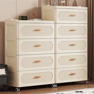 가정용 다층 서랍형 수납장 두꺼운 5단 이동식 벽걸이형 거실 침실 정리함