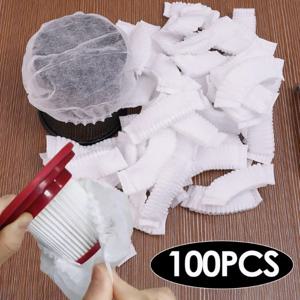 100Pcs 진공 청소기 필터 메쉬 보호 커버, 진공 청소기 용 부직포 필터 메쉬 예비 부품