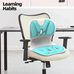 인체 공학적 좌석 쿠션, 의자 허리 보호, 앉은 자세 교정, 앉은 자세, 허리 보호 쿠션