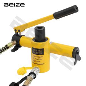 유압식 중공 뚜러뻥 잭 세트, RCH-1050 중공 뚜러뻥 램, 유압 실린더, CP-180 수동 유압 펌프, 10 톤, 50mm