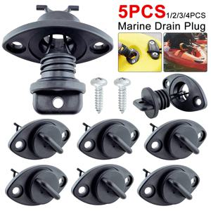 다기능 보트 해양 요트 뗏목 배수 구멍 마개 플러그 딩기 카누 보트 타원형 배수 플러그, 해양 하드웨어 액세서리, 1-5 개