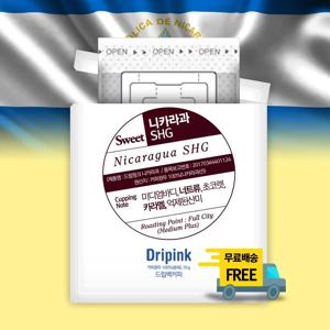 드립핑크 니카라과 10g x 30봉 드립백커피 티백 핸드 갓볶은 향이 살아있는