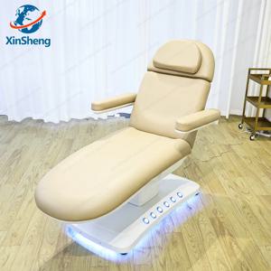 신성 푸시버튼 제어 전동 높이 조절 일체형 침대 겸용 의자 뷰티 살롱 간호 서비스 가구