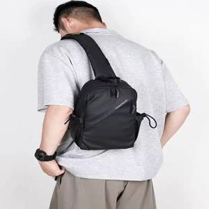카레이 대용량 남성 캐주얼 스포츠 크로스백 방수 다기능 패니팩 세로형 사각 나일론 가방