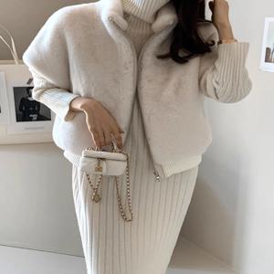 시크한 루즈핏 지퍼 슬리브리스 인조 퍼 베스트 여성용 아우터웨어, 다용도 가을 고급스러운 느낌의 패셔너블 스타일