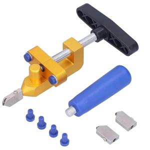 2 in 1 유리 절단기 타일 절단기 알루미늄 합금 유리 거울 절단 도구 가정용 DIY 타일 절단 도구