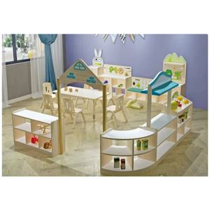 어린이 놀이기구 원목 키즈 식료품점 역할놀이 코너 설치 현대식 학교 가구