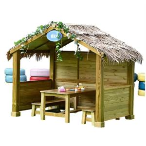 야외 목재 역할 놀이 세트 어린이 놀이용 가구 유치원 및 어린이집용