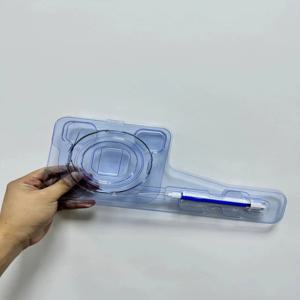 2025 맞춤형 일회용 내시경 요로 결석 제거 바스켓 - 1.7FR 8*8 1200MM 삼중 와이어 브레이드 튜브