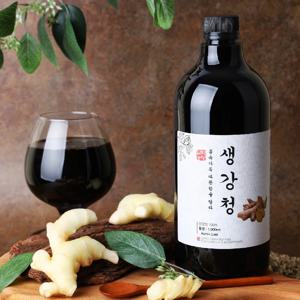 열기와 생기가 온몸 가득! 건강한 찐 생강청 1000ml