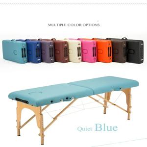 전문 미용실 침대 접이식 휴대용 스파 마사지 테이블 가방 포함 접이식 살롱 가구 나무 185x60/185x70cm
