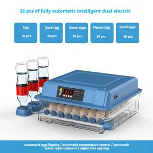 높은 부화율 6~192개 알 부화기 가정용 자동 지능형 부화기 타조 닭 오리용